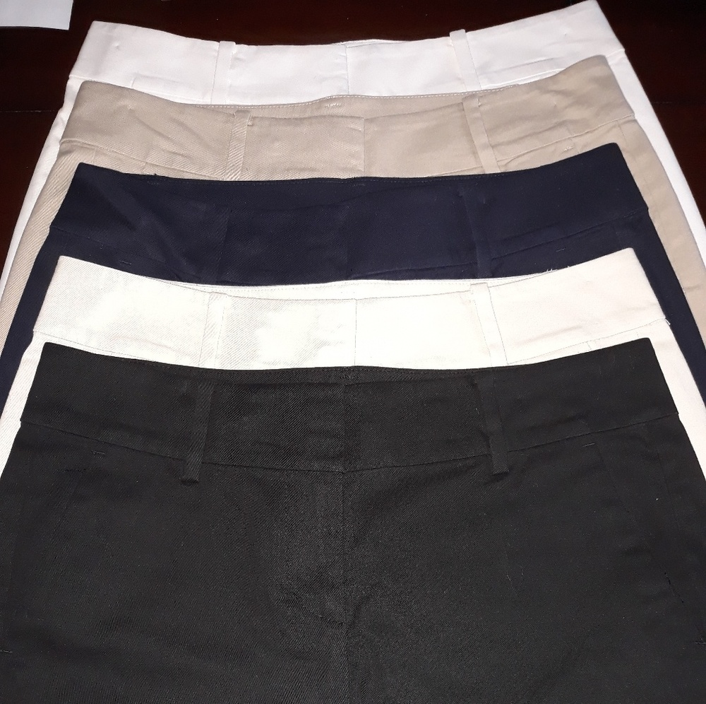 Ann Taylor City Shorts Size 00, 5pr lot.